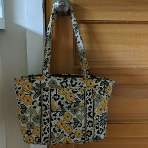Vera Bradley small tote retired Go Wild pattern